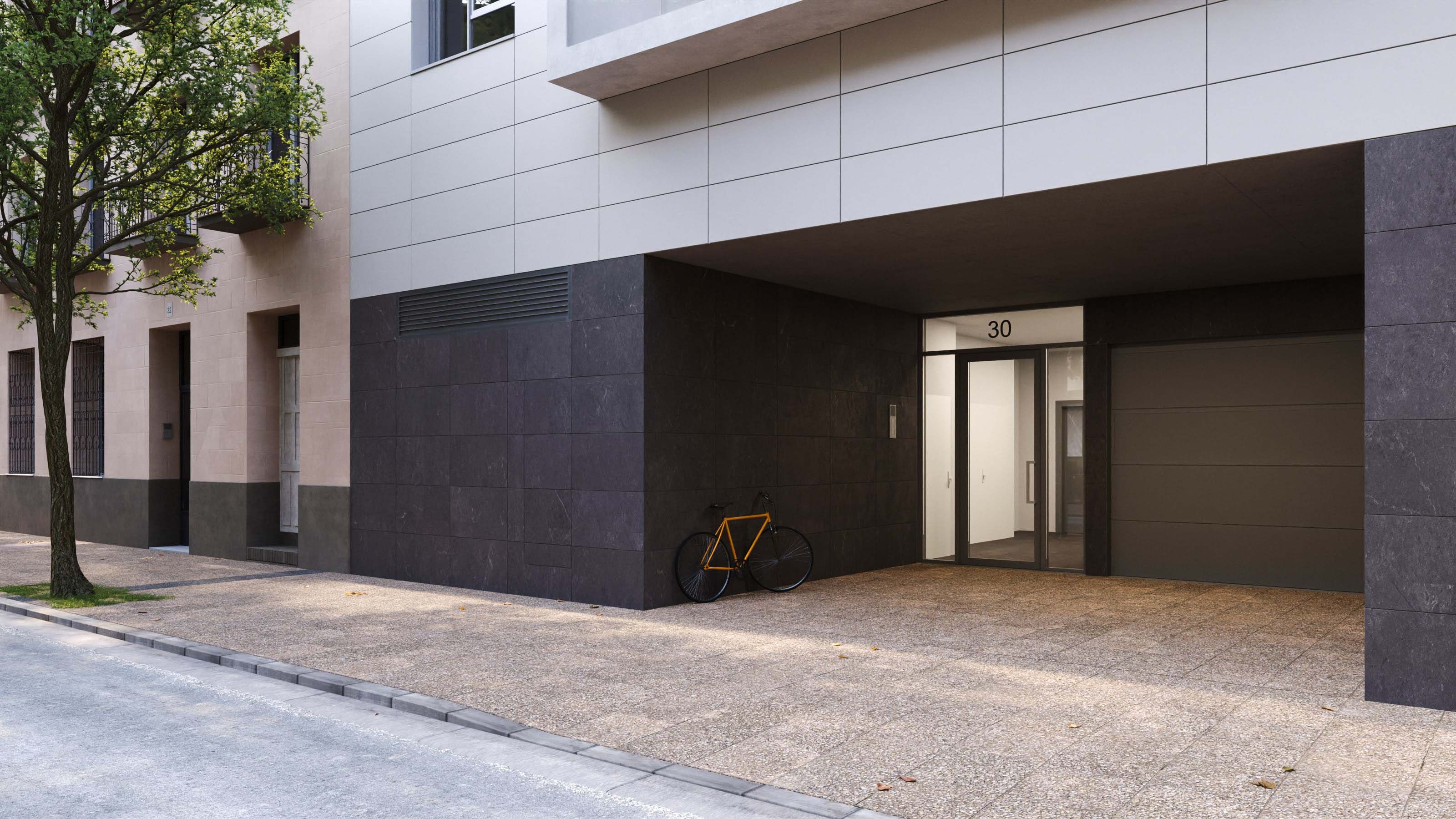 Promoción viviendas zaragoza ENTRADA EDIFICIO